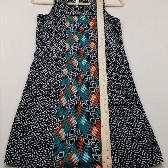 Xhilaration Tank Dress Women’s SP Multicolor Geometric Scoop Sleeveless Summer - Picture 9 of 11